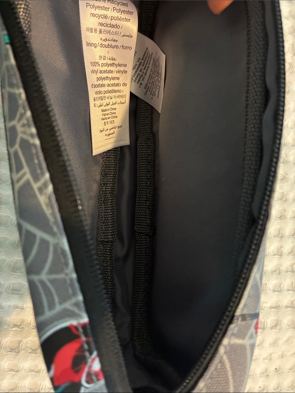 Euc Pottery Barn Kids Marvel's Spider-Man Heroes Glow-In-The-Dark Pencil Case — image 2 of 4